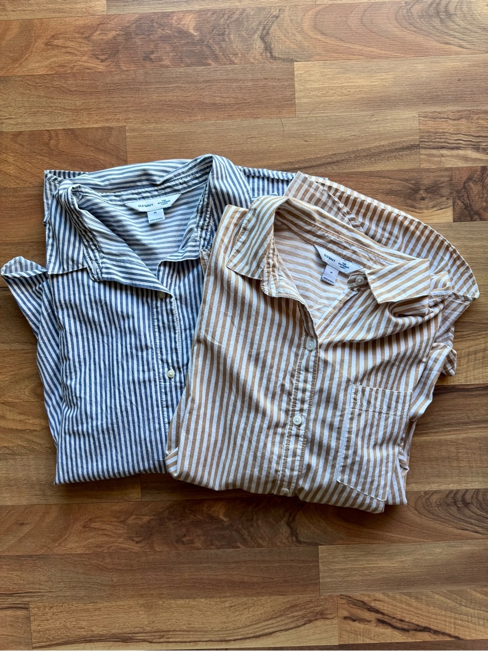 Old Navy Striped Button-Down Shirt Pair
